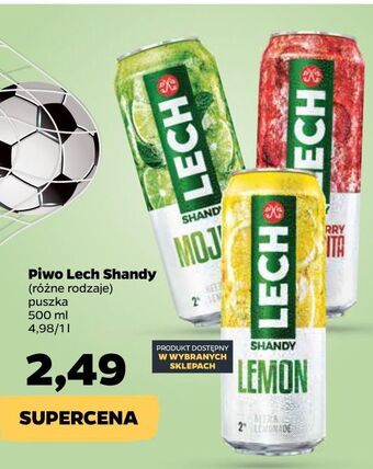 Netto Piwo lech shandy strawberry margarita oferta