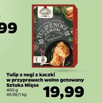 Netto Tulip z nogi kaczki w przyprawach wolno gotowany sztuka mięsa netto oferta