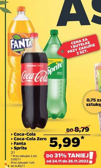 Netto Napój pomarańczowy fanta oferta