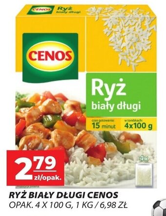 Cenos ryż biały długi 4x100g