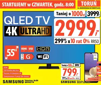 SAMSUNG Telewizor QLED QE55Q77B