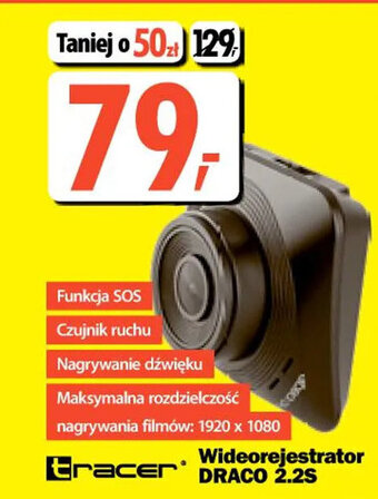 Media Expert tracer Wideorejestrator DRACO 2.2S oferta