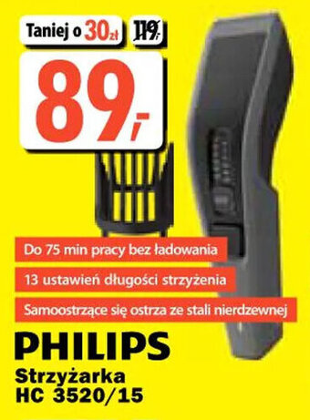Media Expert PHILIPS Strzyżarka HC 3520/15 oferta