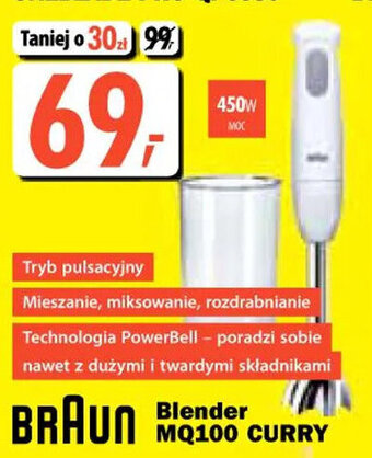 BRAUN Blender MQ100 CURRY