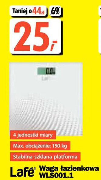 Media Expert Lafe Waga łazienkowa WLS001.1 oferta