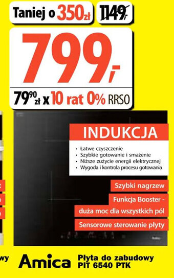 Media Expert Amica Płyta do zabudowy PIT 6540 PTK oferta