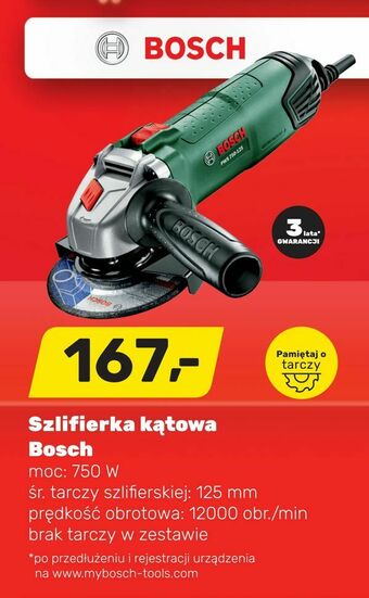 Bricomarche Szlifierka kątowa Bosch oferta