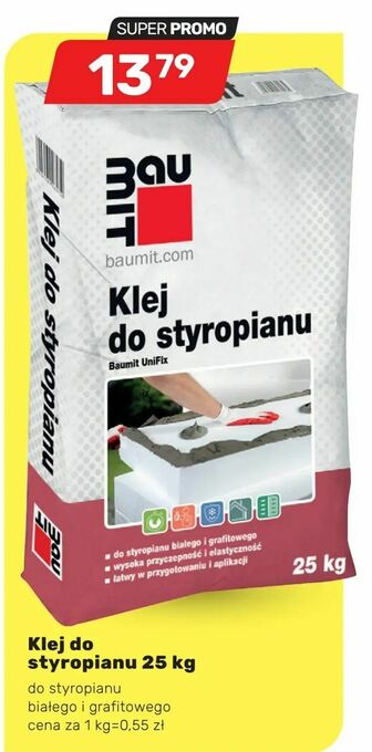 Bricomarche Klej do styropianu 25 kg oferta