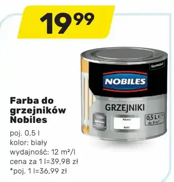 Bricomarche Farba do grzejników Nobiles oferta