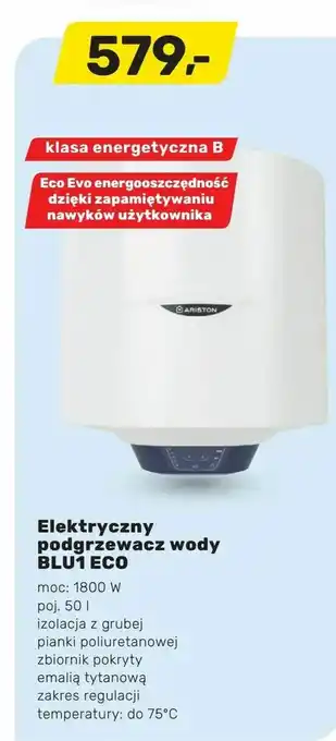 Bricomarche Elektryczny podgrzewacz wody BLU1 ECO oferta