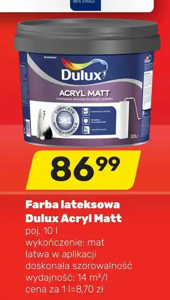 Bricomarche Farba lateksowa Dulux Acryl Matt oferta
