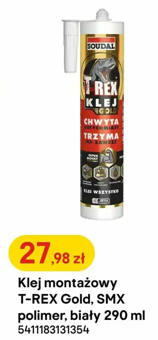 Castorama Klej montażowy T-REX Gold, SMX polimer, biały 290 ml oferta