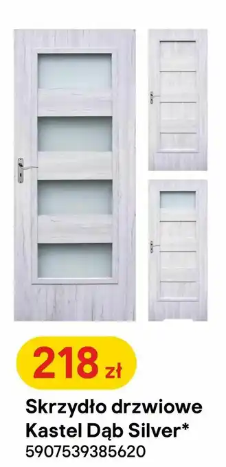 Castorama Skrzydło drzwiowe Kastel Dąb Silver oferta