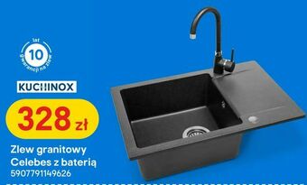 Castorama Zlew granitowy Celebes z baterią oferta