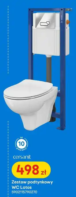 Zestaw podtynkowy WC Lotos
