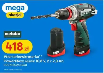 Wiertarkowkrętarka** PowerMaxx Quick 10,8 V, 2 x 2,0 Ah