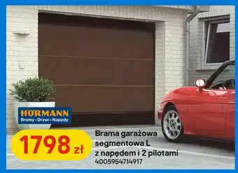 Castorama Brama garażowa segmentowa L z napędem i 2 pilotami oferta