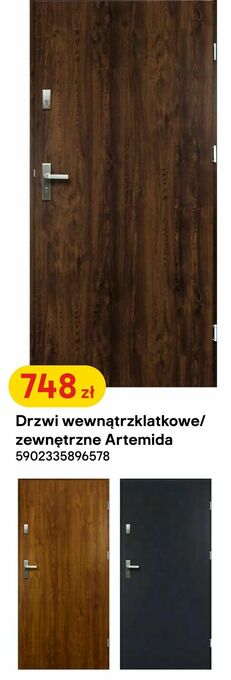 Castorama Drzwi wewnątrzklatkowe/ zewnętrzne Artemida oferta