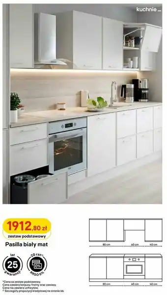 Castorama Pasilla biały mat oferta