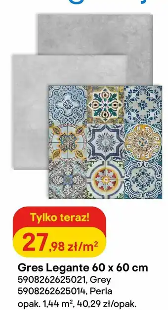 Castorama Gres Legante 60 x 60 cm oferta