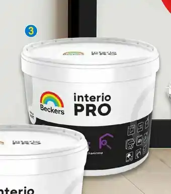 Farba biała ceramiczna Beckers Pro, 10 l