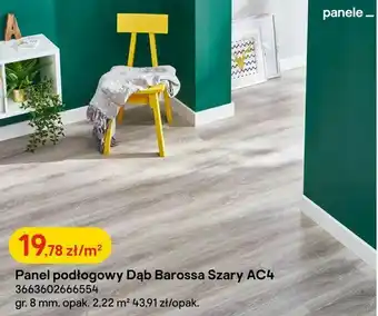 Castorama Panel podłogowy Dąb Barossa Szary AC4 oferta
