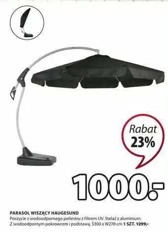 JYSK Parasol wiszący haugesund oferta