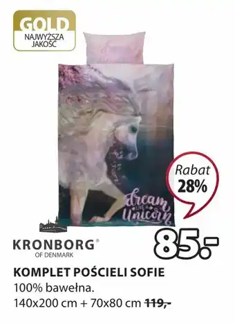 JYSK Komplet pościeli sofie oferta