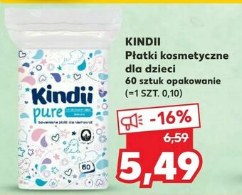 Kaufland KINDII Płatki kosmetyczne dla dzieci oferta