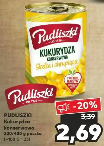 PUDLISZKI Kukurydza konserwowa