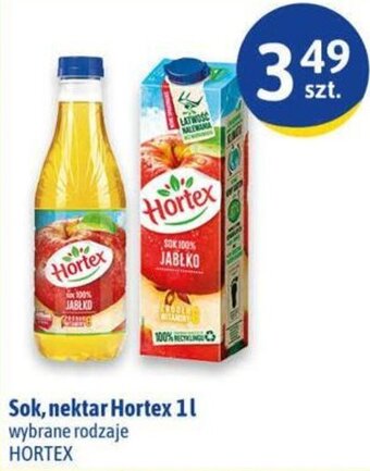 Euro Sklep Hortex Sok, nektar 1l wybrane rodzaje oferta