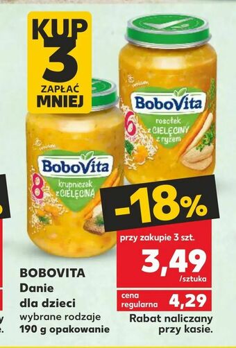 Kaufland BOBOVITA Danie dla dzieci oferta
