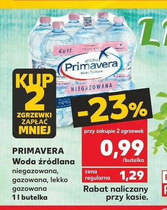 Kaufland PRIMAVERA Woda źródlana oferta