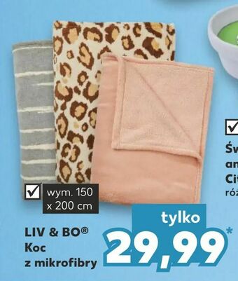 Kaufland LIV & BO® Koc z mikrofibry oferta