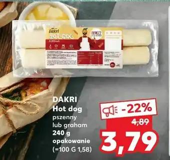 Kaufland DAKRI Hot dog oferta