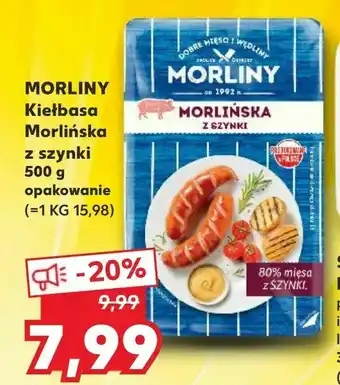 Kaufland MORLINY Kiełbasa Morlińska z szynki oferta