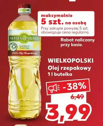 Kaufland WIELKOPOLSKI Olej rzepakowy oferta