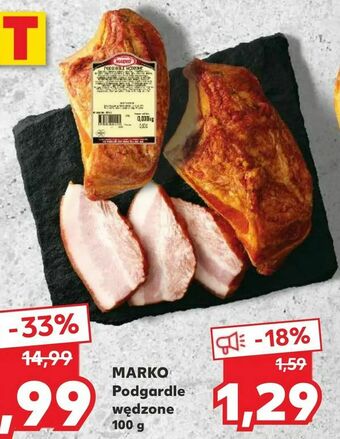 Kaufland MARKO Podgardle wędzone oferta
