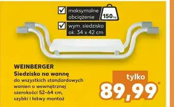 WEINBERGER Siedzisko na wannę