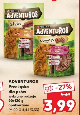 Kaufland ADVENTUROS Przekąska dla psów oferta