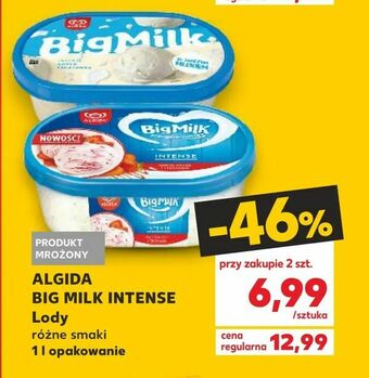 Kaufland ALGIDA BIG MILK INTENSE Lody oferta