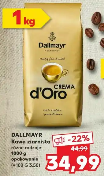 Kaufland DALLMAYR Kawa ziarnista oferta