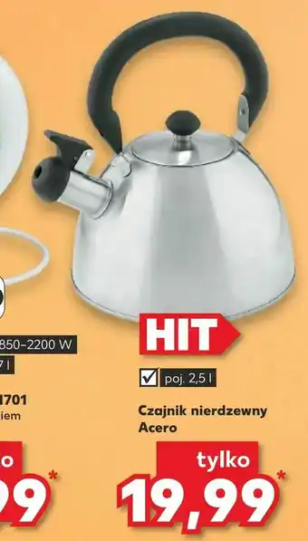 Kaufland Czajnik nierdzewny Acero oferta