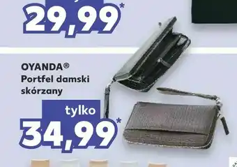 Kaufland OYANDA ® Portfel damski skórzany oferta
