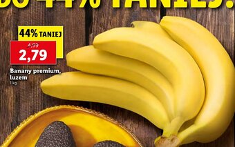Lidl Banany premium 1kg oferta