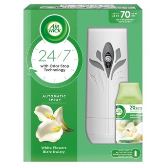 Air wick automatyczny odświeżacz powietrza i wkład białe kwiaty 250 ml
