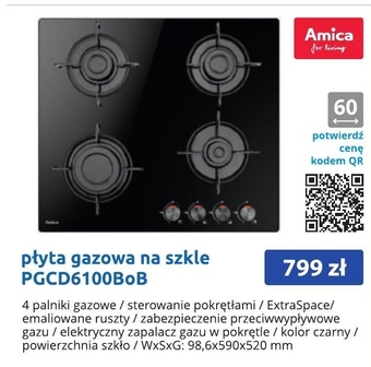 Tres Płyta gazowa amica oferta
