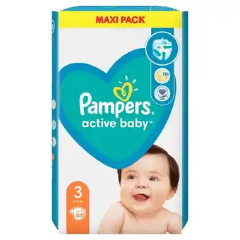 Netto Pampers active baby, rozmiar 3, 66 pieluszek, 6kg-10kg oferta