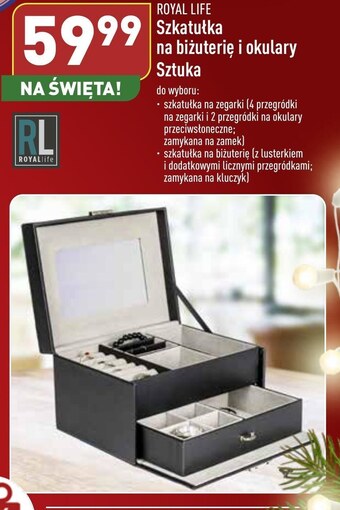 ALDI Szkatułka na biżuterię royal life oferta