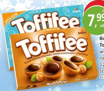 Toffifee orzech laskowy w karmelu kremie orzechowym i czekoladzie 125 g (15 sztuk)